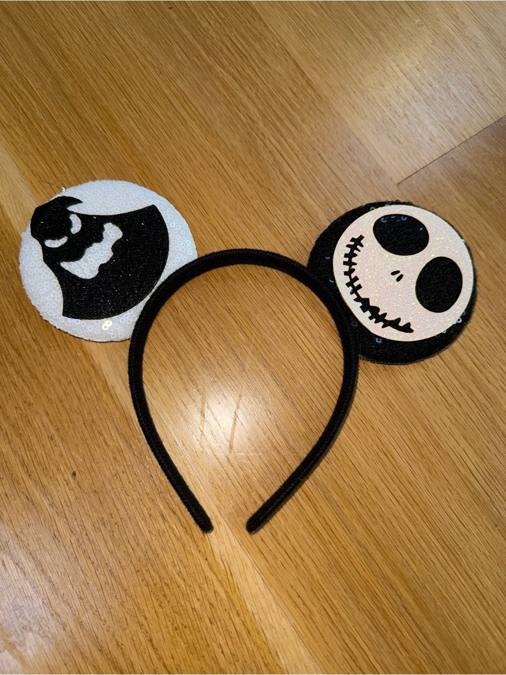 Black & White Nightmare Before Christmas Ears